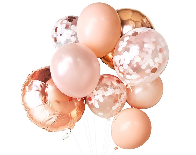 Copper Fall Autumn Spring Summer Wedding Decor Ideas Blush And Rose Gold Balloons Balloon Bouquet Bundle With Confetti Balloons Balloons Paper Party Supplies Kromasol Com Copper Fall Autumn Spring Summer Wedding Decor Ideas Blush And Rose Gold Balloons Balloon Bouquet Bundle With Confetti Balloons Balloons Paper Party Supplies Kromasol Com