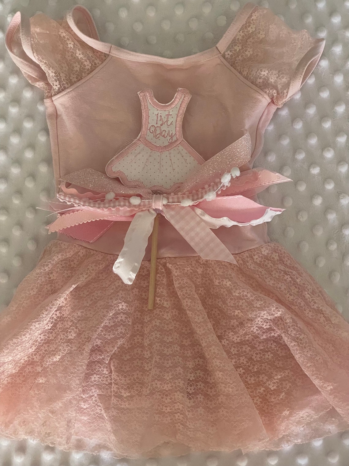 First Day of Ballet Sign, Ballet Slippers, 1st Day of Dance Sign, Pink ...