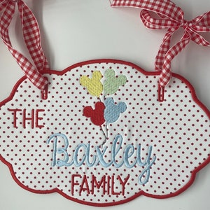 Vacation stroller tag, Princess stroller tag, Mouse Stroller tag,