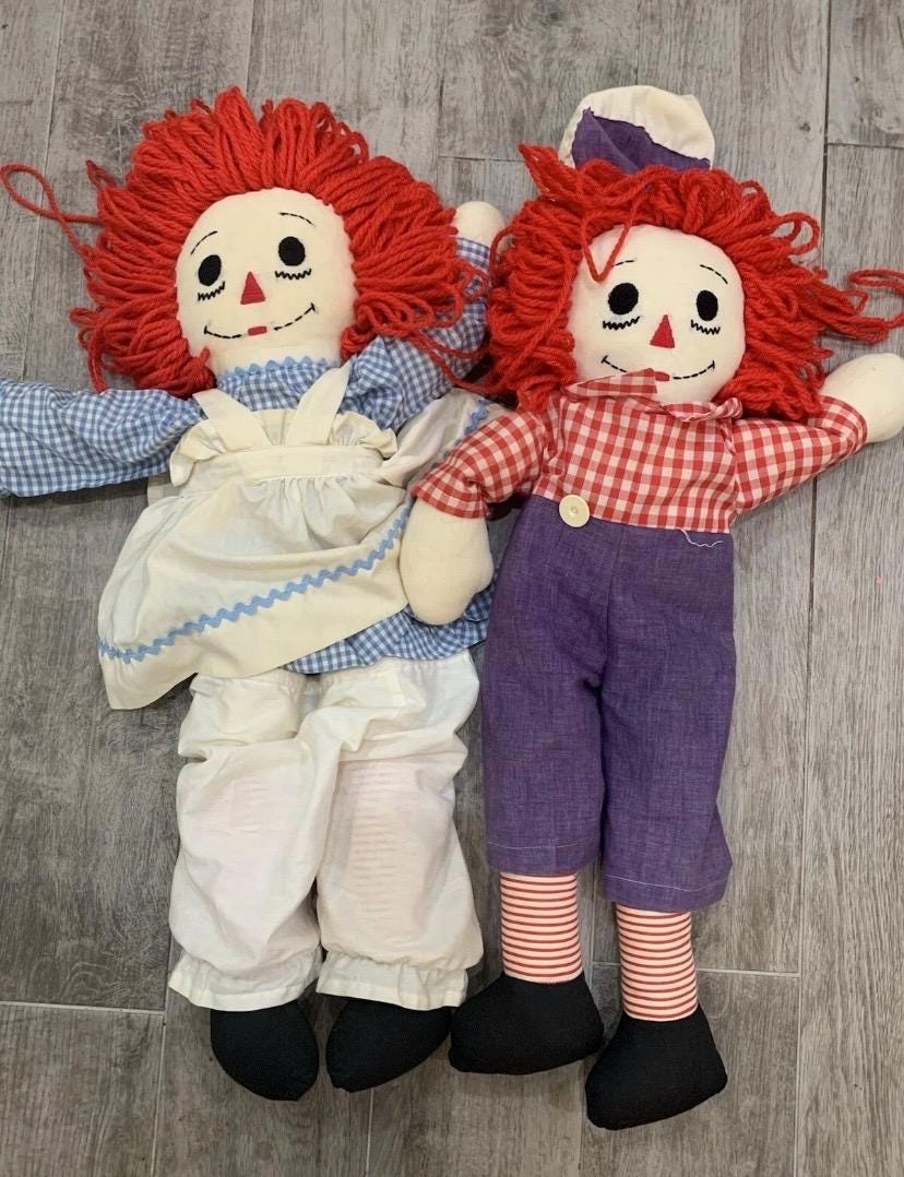 Raggedy ann doll vintage - Etsy 日本