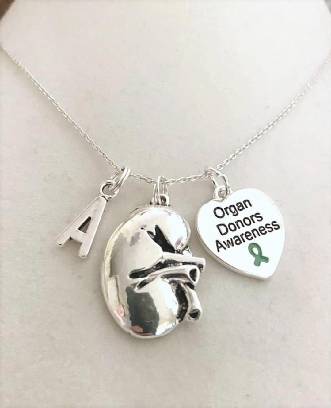 Kidney Organ Donor Necklace Kidney Transplant Kidney Disease Kidney