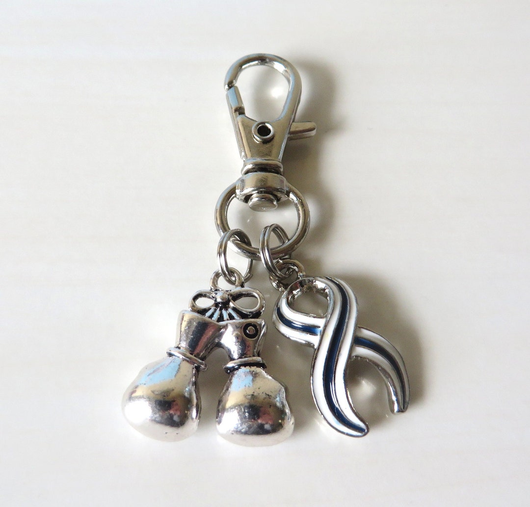 ALS Lou Gehrigs Disease Awareness Zipper Pull Key Chain YOU Select ...