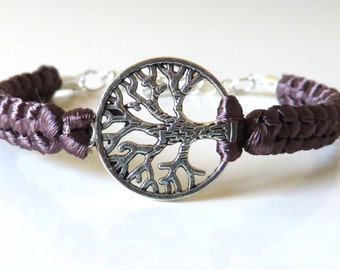 Tree of Life Bracelet You Choose Your Cord Color(s)