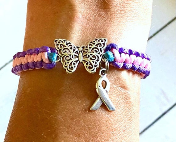 Cancer Awareness Wrap Bracelet – HappyGoLicky Jewelry