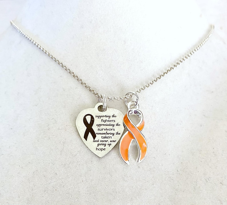 Awareness Survivors Fighters Never Give up Hope Necklace YOU Select ...