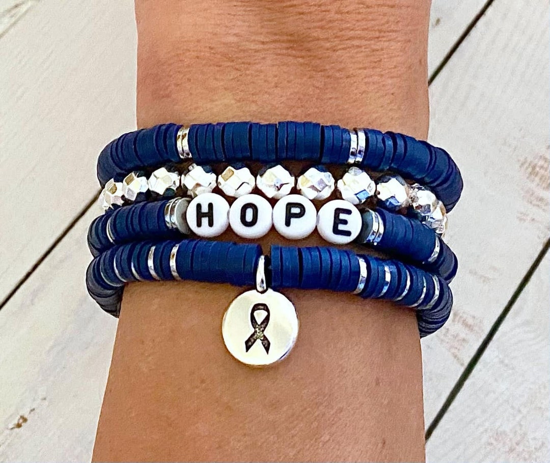 Colon cancer silicone bracelets Clearance