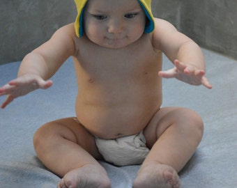 U een ster!-vlieger hoed / Bomber Hat, babymutsje, peuter hoed, Eco vriendelijke Hat, omkeerbare muts