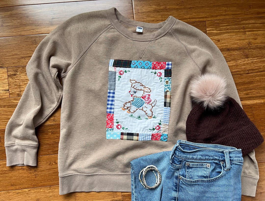 Vintage Quilt MO Sweatshirt