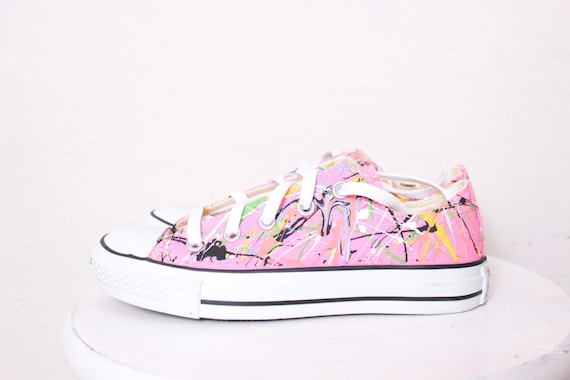 pink adult converse