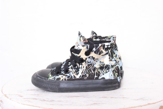 blue camo converse