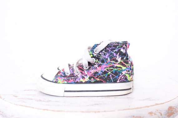 toddler size 5 black converse