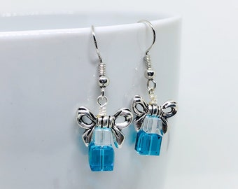 Swarovski Crystal Present Earrings: Birthstone Jewelry