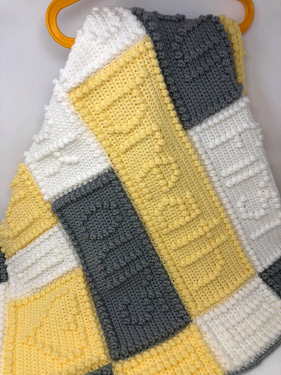 personalised crochet blanket