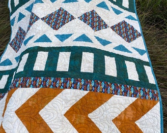 Handmade quilt, Southwest design