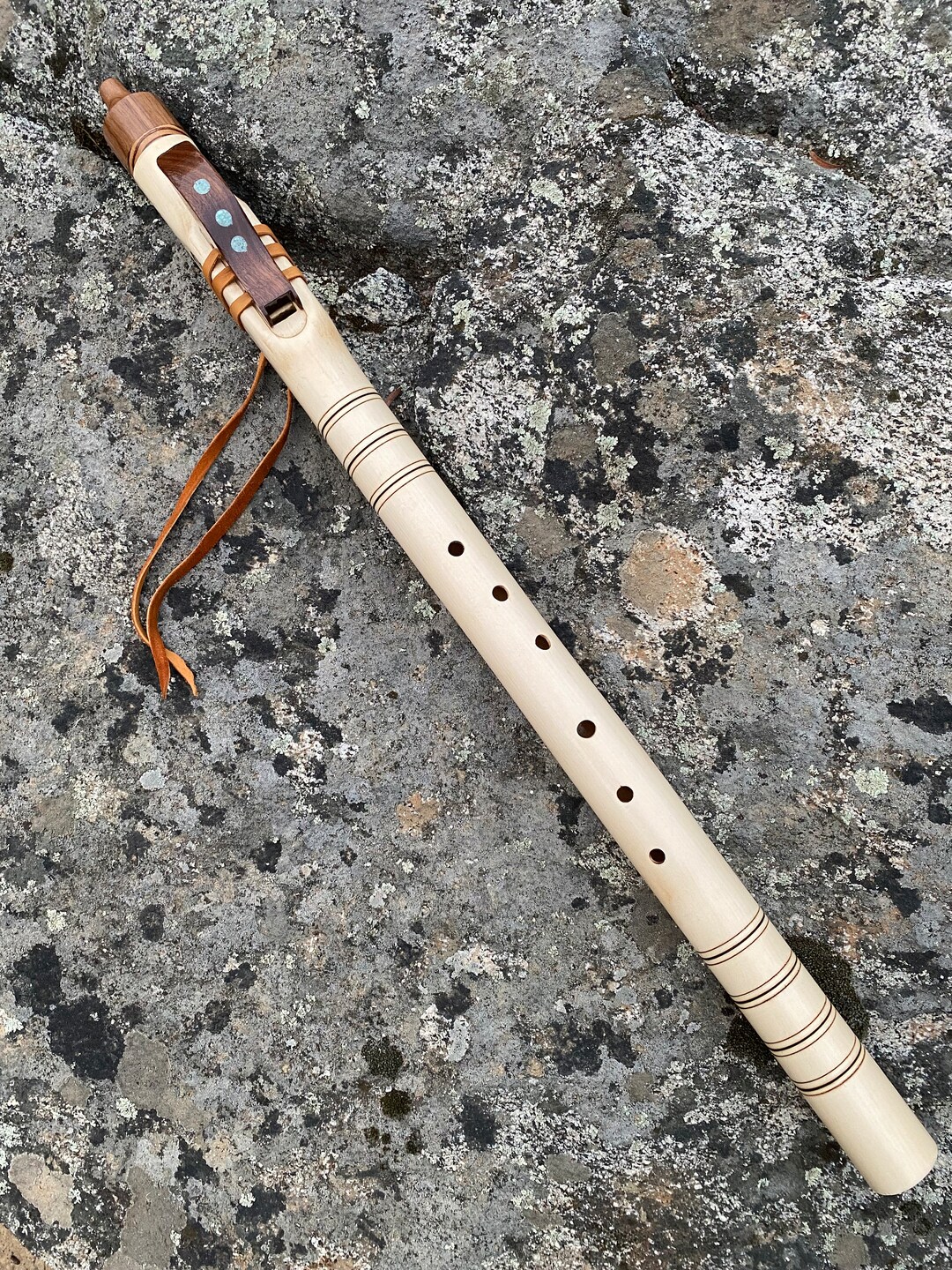 Native American Flute, Key of Bass Am, Made of Basswood Etsy