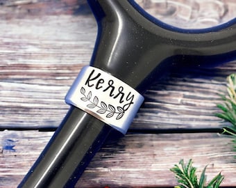 Stethoscope Name Tag, Custom Stethoscope Tag, Stethoscope Charm, Stethoscope Ring, Nurse Gift, Doctor Gift, Medical Student Gift, ID Tag