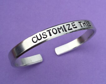 Custom Hand Stamped, Cuff Bracelet, Bridesmaid Gift, Coordinates Bracelet, Friendship Bracelet, Personalized Gift For Her, Sorority Sister