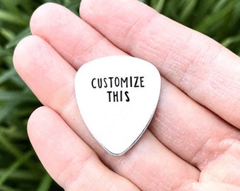 Custom Guitar Pick, Personalized Guitar Pick. Mens Gift, Birthday Gift For Boyfriend, Husband Gift, Valentine Gift For Him, Fathers Day Gift