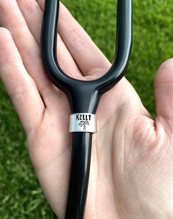 Stethoscope Charm Custom Tag Charm Stethoscope ID Tag - Etsy
