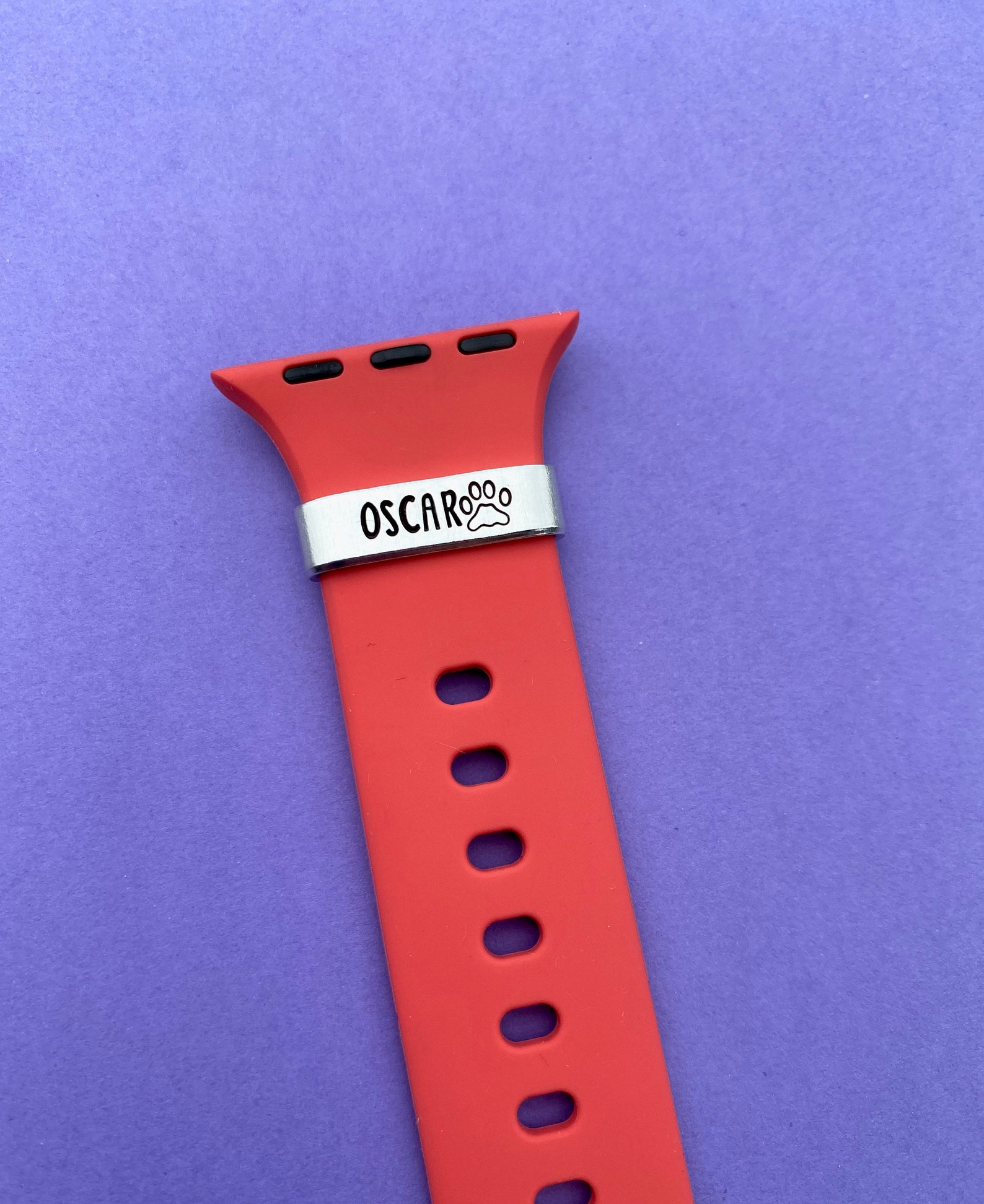 Personalized Name Watch Band Charm Pet Memorial Gift Smart Etsy