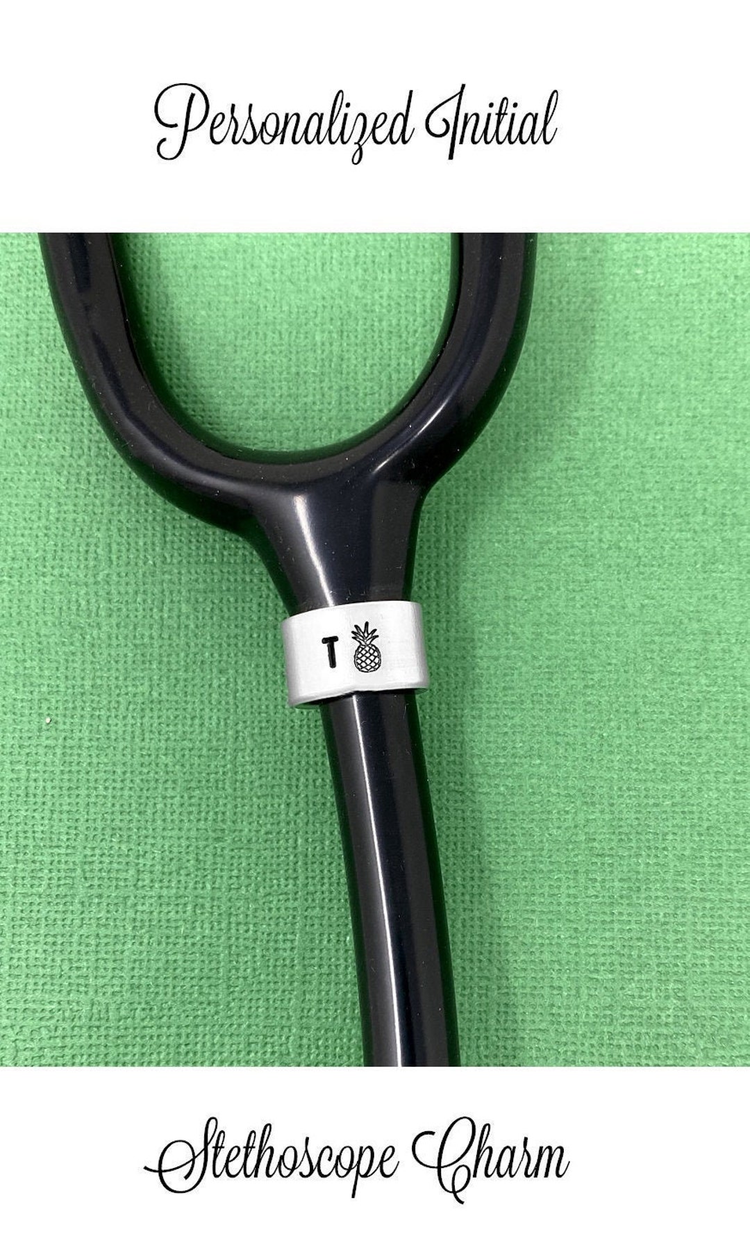 Stethoscope ID Tag Custom Stethoscope Tag Heart Stethoscope Etsy