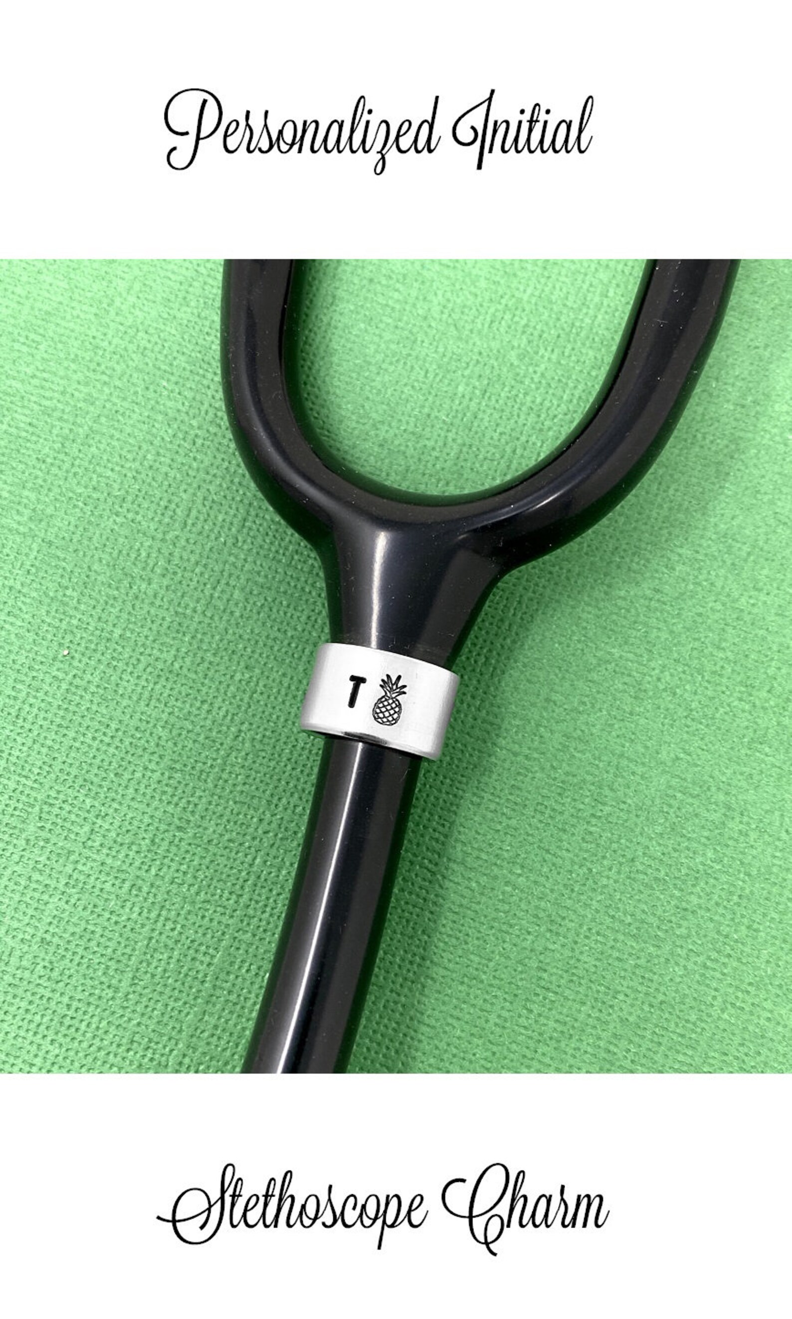 Stethoscope ID Tag Custom Stethoscope Tag Heart Stethoscope Etsy