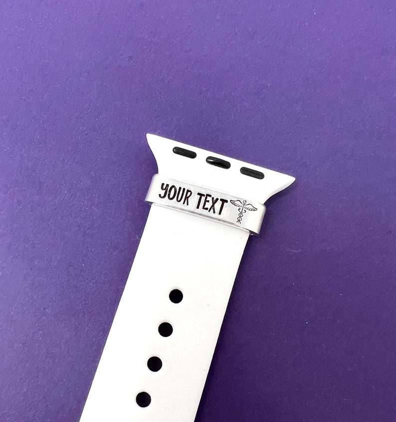 Personalized Watch Charm Medical Alert Band Medical ID Tag Etsy