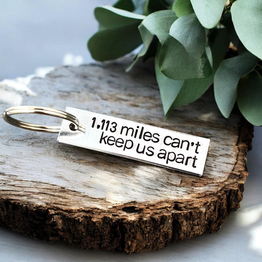 Miles Can't Keep Us Apart Long Distance Relationship Gift Boyfriend ...