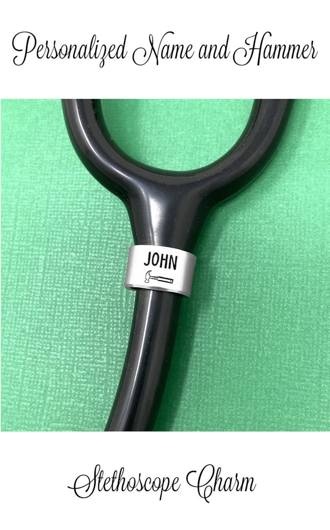 Stethoscope Name Tag Custom Stethoscope Tag Stethoscope Etsy