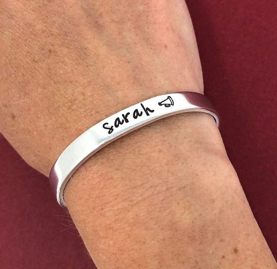 Etsy stamped bracelet sale