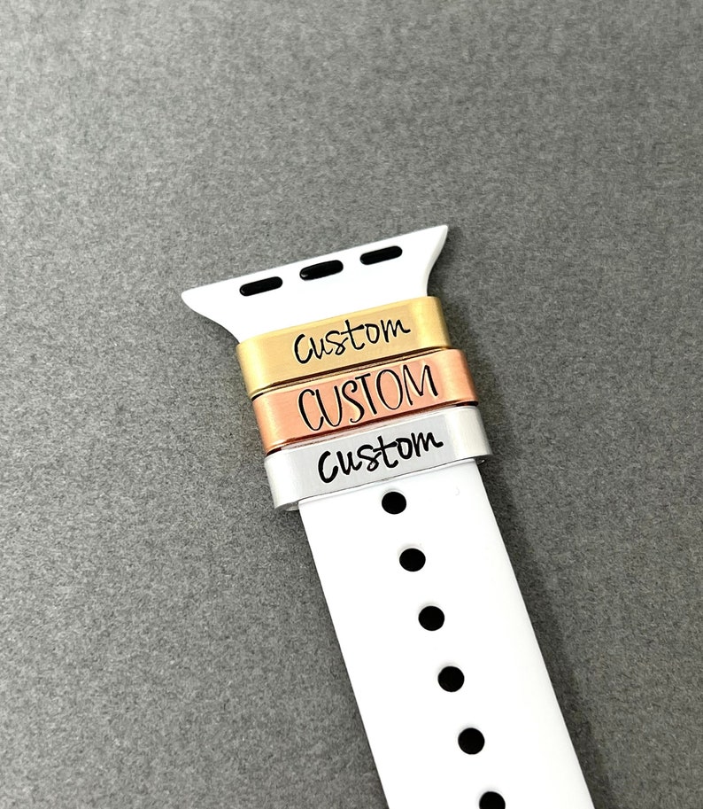 Personalized Watch Band Charm Smart Watch Charm Personalized Etsy