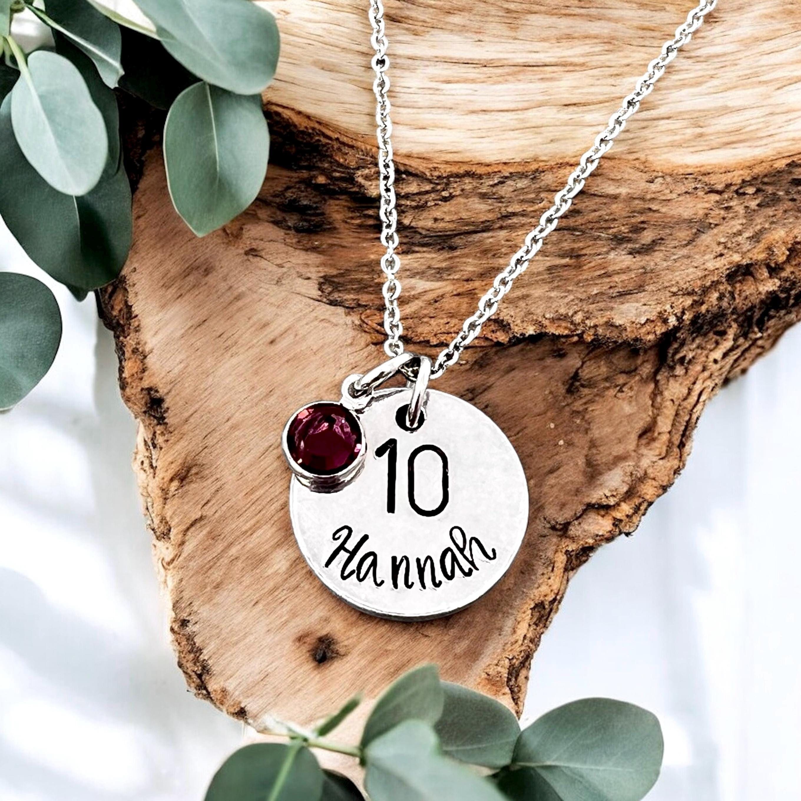 Birthstone Necklace for 10 Year Old - Etsy