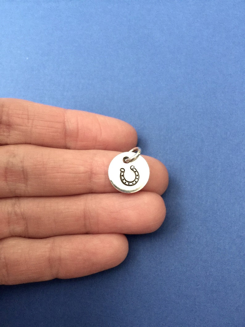 Keychain & Necklace Add On Design Charm 1/2 Disc Etsy