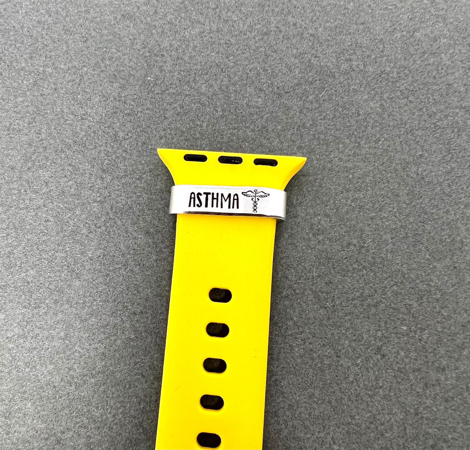 Personalized Medical Alert Watch Band Charm Medical ID Tag Etsy