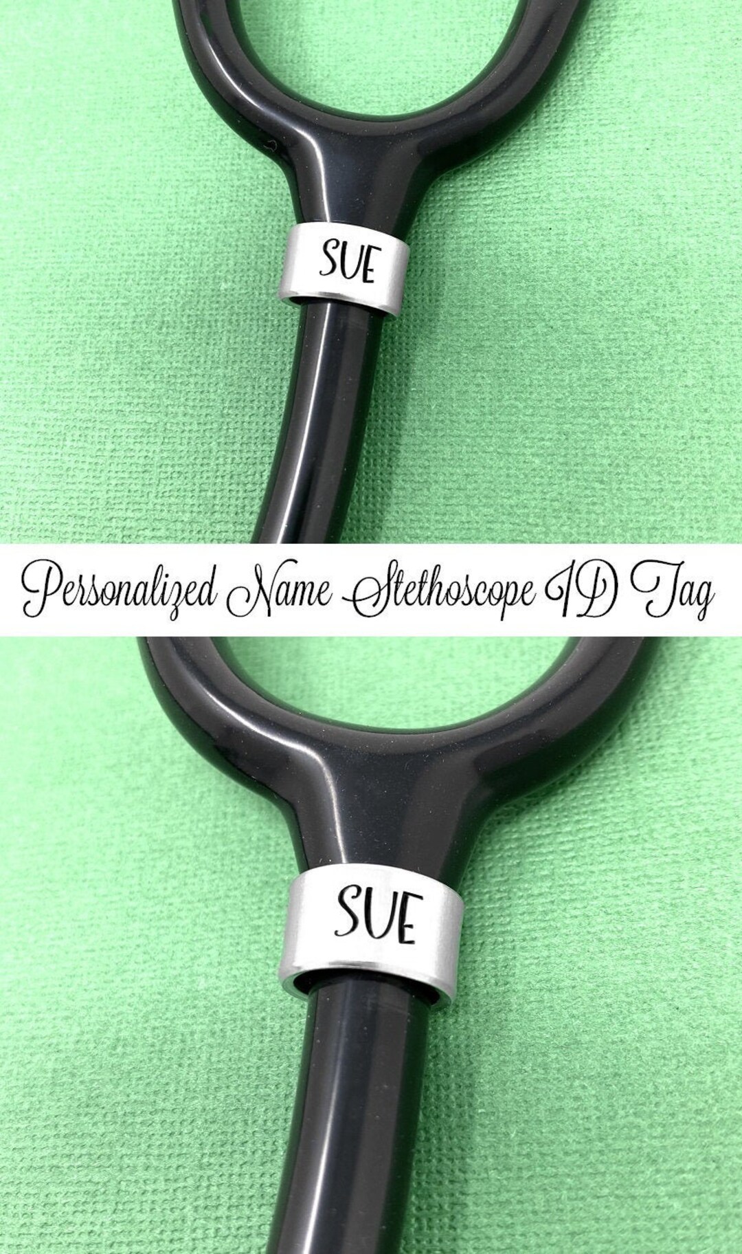 Stethoscope ID Tag, Custom Stethoscope Tag, Stethoscope Charm