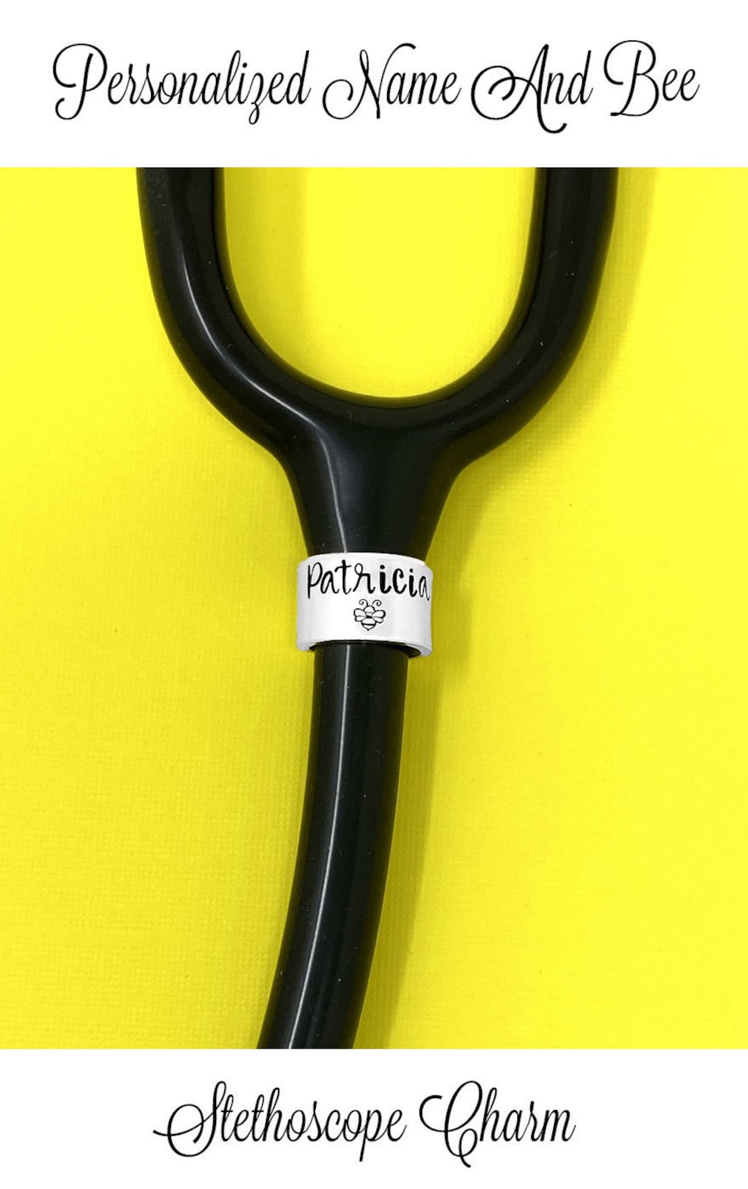 Stethoscope Name Tag, Custom Stethoscope Tag, Stethoscope Charm