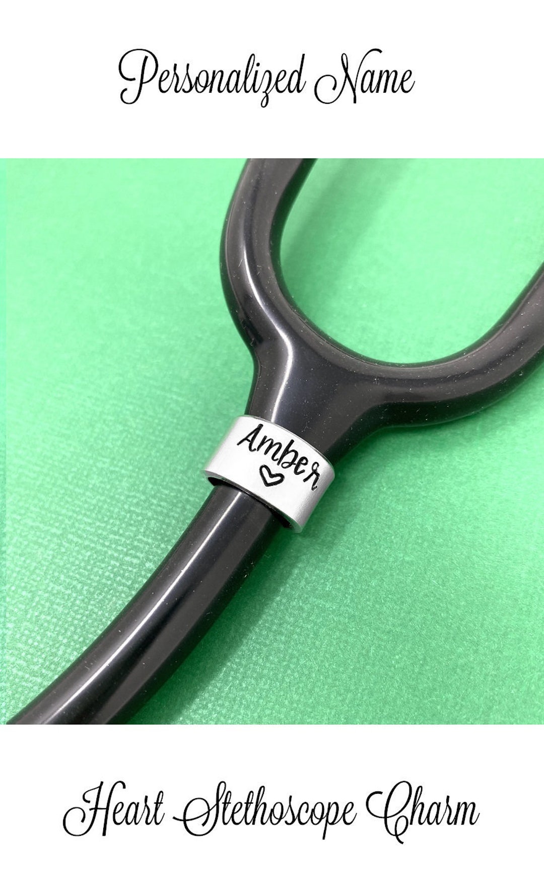 Stethoscope Name Tag Custom Stethoscope Tag Stethoscope Etsy