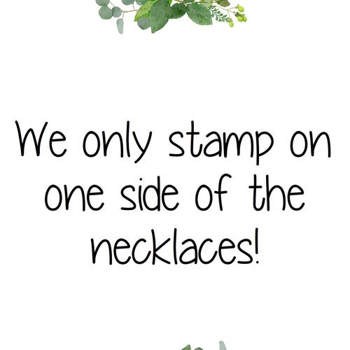 Name Necklace, Hand Stamped Necklace, shops Personalized Name Jewelry, DOUBLE Vertical Bar Necklace, Skinny Bar, Mom Gift, Children Necklace