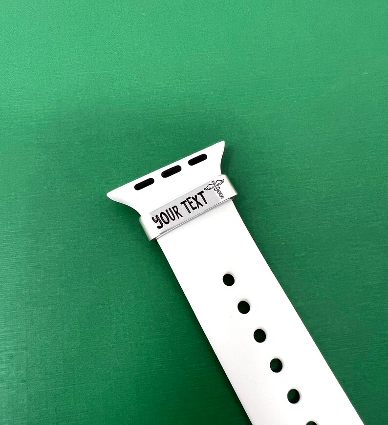 Personalized Watch Charm Medical Alert Band Medical ID Tag Etsy