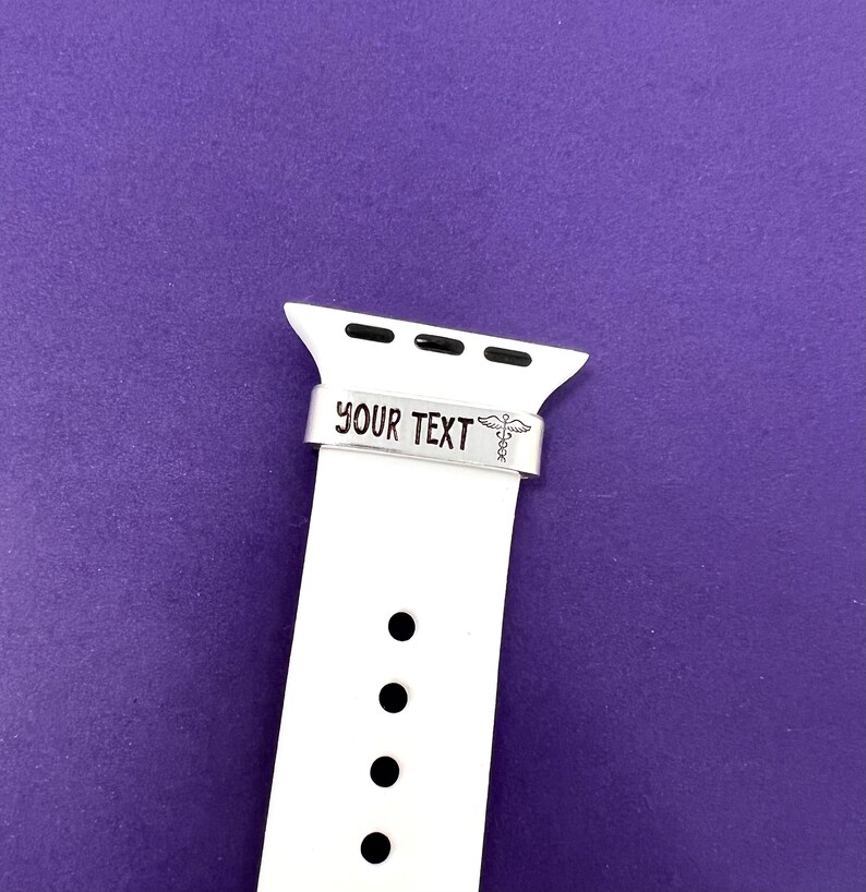 Personalized Watch Charm Medical Alert Band Medical ID Tag Etsy