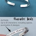 Hand Stamped Bracelet, Custom Bracelet, Personalized Jewelry, Bracelets For Women, Custom Jewelry Personalized Gift For Mom Bridesmaid Gift 