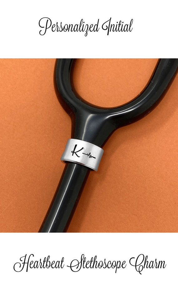 Stethoscope ID Tag Custom Stethoscope Tag Heartbeat Etsy