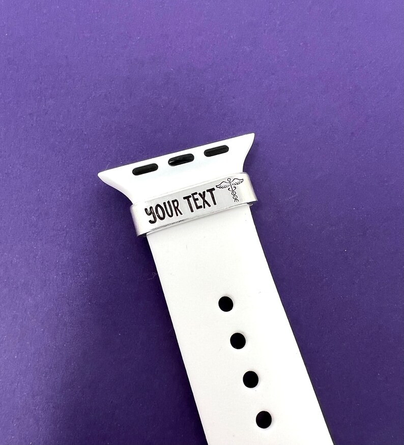 Personalized Watch Charm Medical Alert Band Medical ID Tag Etsy