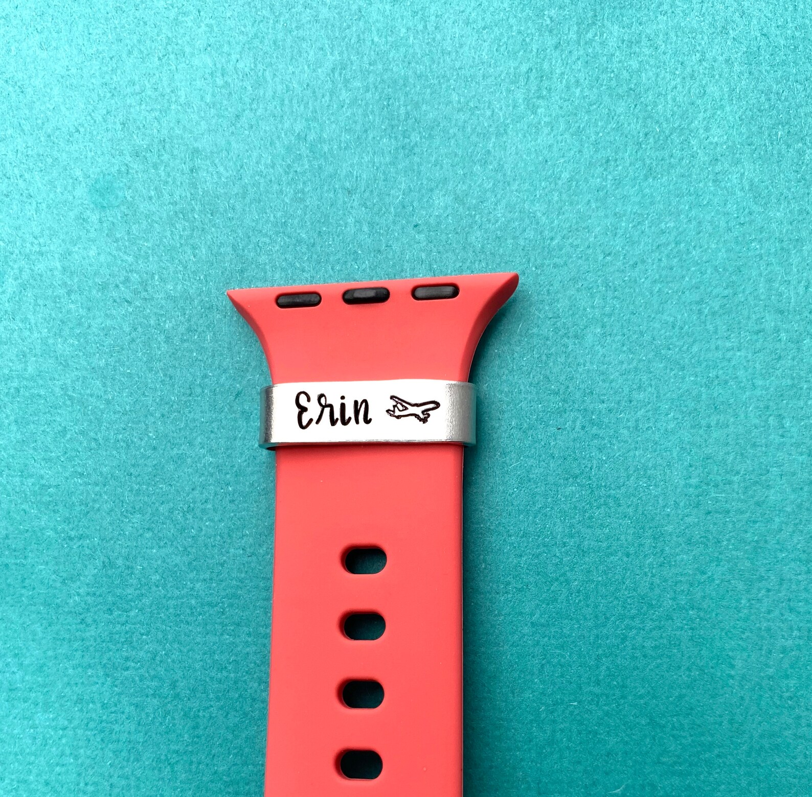 Personalized Name Watch Band Charm Flight Attendant Gift Etsy