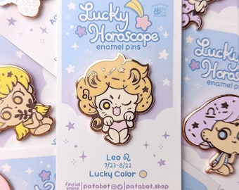 Leo - Lucky Horoscope Pin