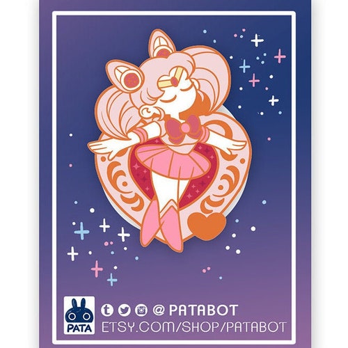 Glitter Pin - Sailor Chibi Moon Henshin