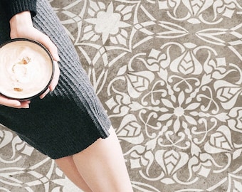 Floor Stencil Etsy