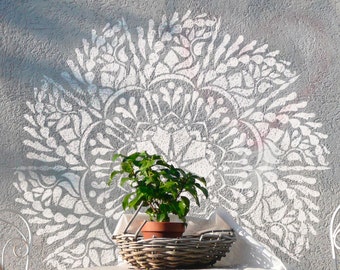 Mandala Art Wall Stencils - Reusable Mandala Styled Stencil For Painting