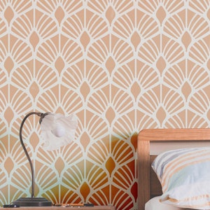 Large Decorative Wall Stencils- Wall Stencil Geometic Pattern- All Over Wall Stencils