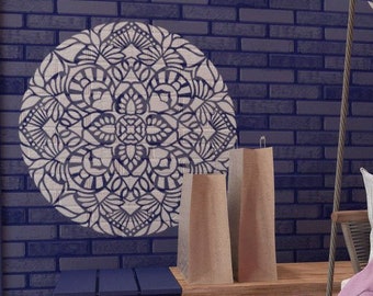 Mandala Stencil - Medallion Painting Stencil - Wall Painting Stencils - Mandala Wall Stencil- Large Mandala Stencils- StencilsLAB